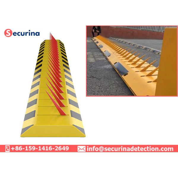 Heavy Duty Traffic Spike Barrier , Automatic Electric Tire Killer