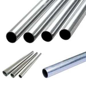 Custom Side Rail Electrical Metallic Tubing Emt / 10 Ft Metal Conduit