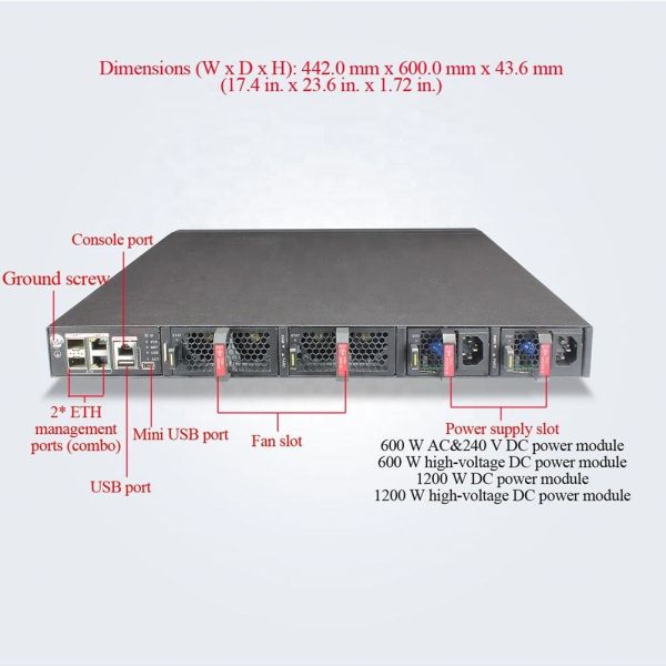 Full-Duplex Half-Duplex 24 Ports Data Center Network Core Switch CE6850U-24S2Q-HI Stock