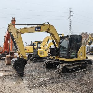 Used Caterpillar 307.5 Hydraulic Excavator 0.3m³ Bucket Capacity CATC2.4T Engine