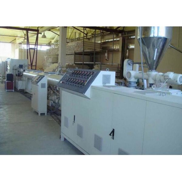 Quality PVC Flexible Plastic Pipe Extrusion Line / Twin Screw hose pipe Making Machine wholesale