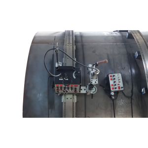 Portable Tank Vertical and Horizontal Seam Welding Carriage with Flexible Rails