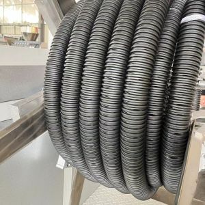 Corrugated Tube Extrusion Line Flexible HDPE Plastic Corrugated Pipe Extrusion