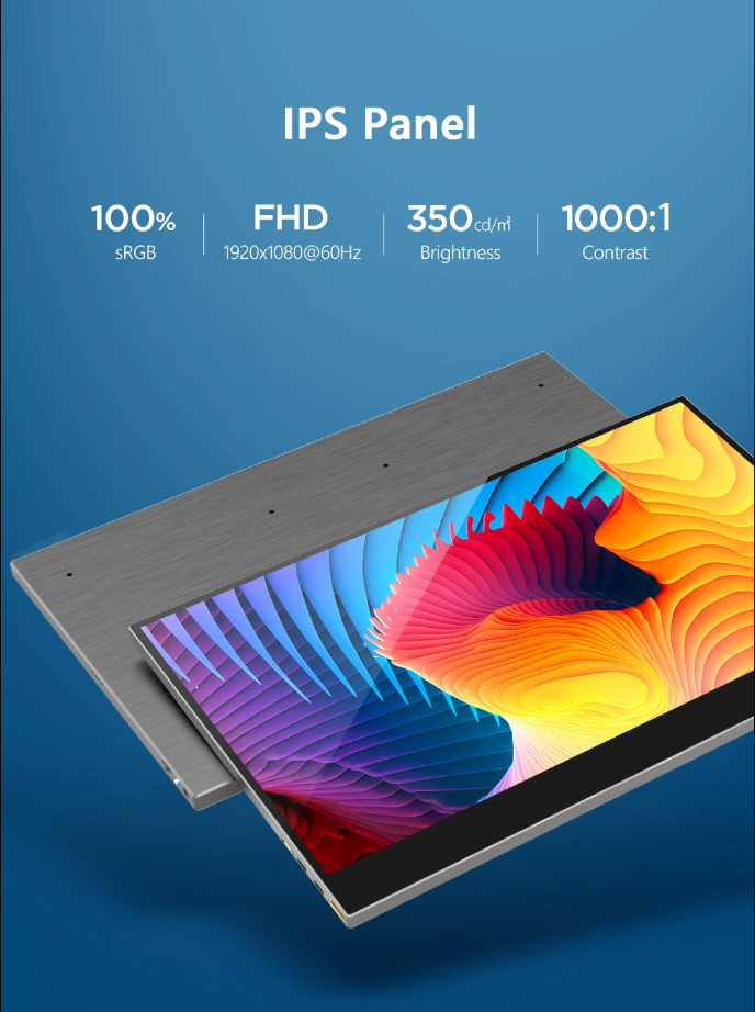 15.6 Inch IPS Portable Monitor 1920*1080p 60Hz Wireless Touchscreen