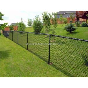Plastic Coated Decorative Chain Link Fence with High Tensile Strength and