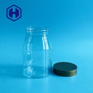 Biscuit Packaging Disposable Empty 16oz 470ml PET Jar Bottle