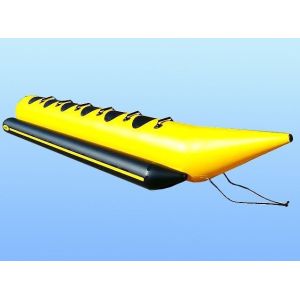 Amusement Park 6 Person Inflatable Water Banana Boat With CE / UL Blower