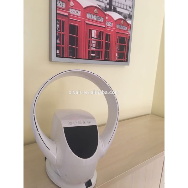 Wall mounted Bladeless Fan remote control LED Screen