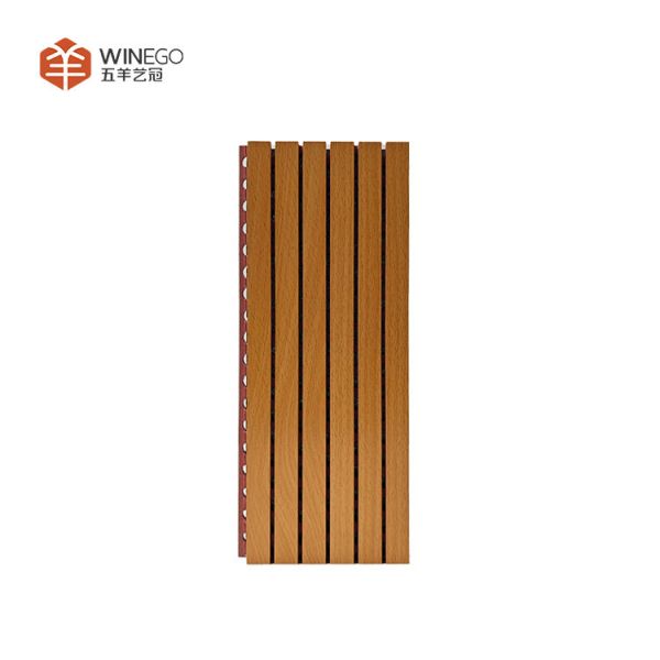 Quality High NRC Grooved Acoustic Panel with Modern Aesthetic Appeal For Versatile Applications wholesale