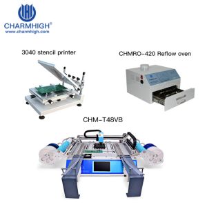 Charmhigh CHM-T48VB 2 Head Camera Smt Pick And Place Machine Pcb Mounting Led