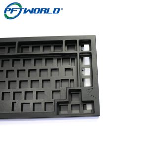 Custom Aluminum Keyboard Milling Parts with Black Oxidation Processing Services