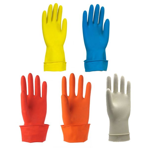 Quality Flexible Unlined Slip Resistance 45g Rubber Cleaning Gloves wholesale