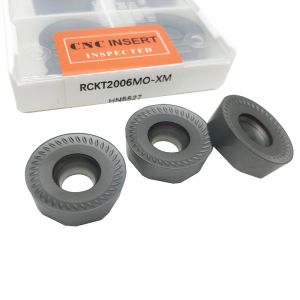 Cvd Coating Carbide Cutter Insert RCKT2006 , Pvd Coated Inserts Steel Material