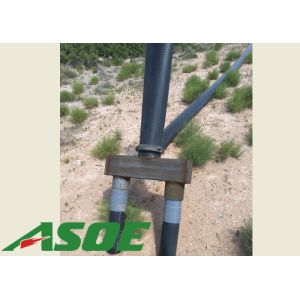 China 2.4mm - 4.3mm Thickness Black Drain Pipe Aging Resistance For Mining Dewatering on sale