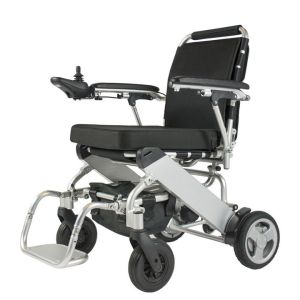 China 6km/h Aluminum Handicapped Foldable Power Wheelchair ISO13485 on sale