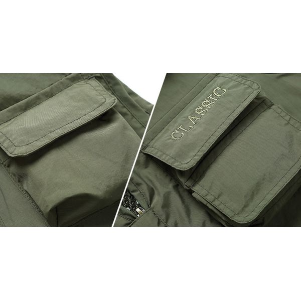 2022 Custom Printed Logo Fishing Hiking Tactical Outdoor Utility Multi Pocket Breathable Work Mesh Men's Vests