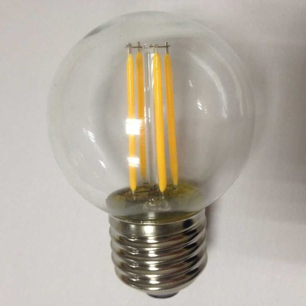 Quality 3.5watt 120volt LED filament type G16 globe bulb E26/E27 dimmable UL ETL wholesale