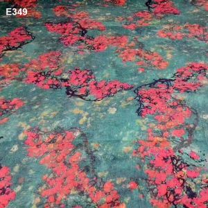 Custom Printed Sandwashed 27mm Silk Crepe De Chine Fabric Pure Silk Brocade