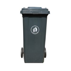 120L plastic dustbin for outdoor use waste container