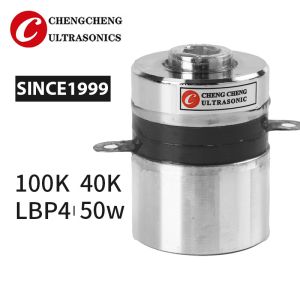 China 54mm Ultrasonic Cleaning Transducer 50w 40k And 100k Double Frequency on sale