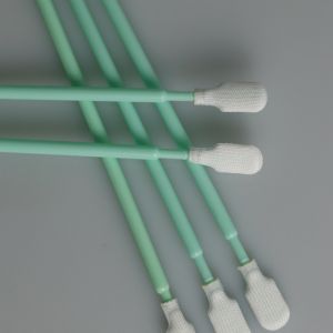165mm Cleanroom Polyester Polypropylene Lint Free Swab Paddle Head
