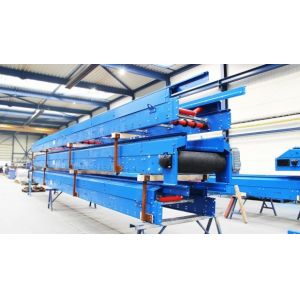 Safety Concrete Conveyor Belt Machine With Pull Cord Switches Long Service Life