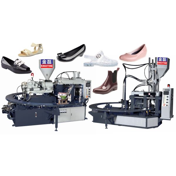 Quality PLC Plastic Shoes Making Machine , Automatic Plastic Injection Moulding Machine wholesale