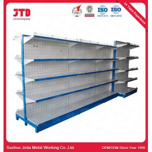 6FT Convenience Store Display Racks 72in Five Tier Metal Shelf