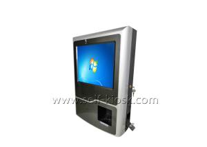 China All In One PC Wall Mount Kiosk With NFC Card Reader And Printer on sale