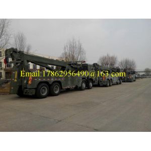 China HOWO 8x4 Road Wrecker Truck With 7 Tons Front Axle And 18 Tons Rear Axle on sale