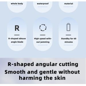 Six-In-One Multifunctional Electric Shaver Set with USB Charging Fully