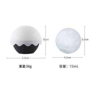 Ice Cream Tools Food Grade Silicone Whisky Ball Making Mold for Spherical Ice
