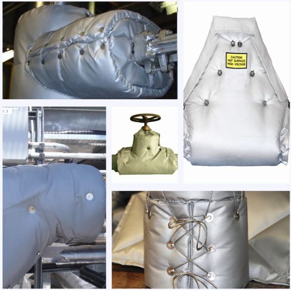 Steam Trap Heat Shield Thermal Insulation Jacket SS Metal Lacing Anchors