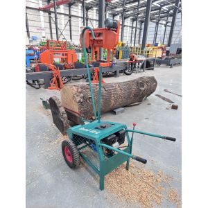 Portable Electric / Gagoline Wood Slasher Big Chain Saw Crosscut Saw For Log