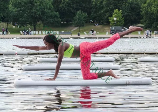 Quality High Durability Inflatable Yoga Mat With Hand Pump And Backpack wholesale