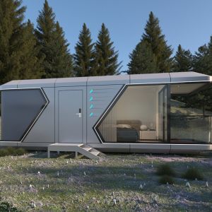 Custom Design Outdoor Prefabricated Prefab Space Capsule House Villa for Hotel