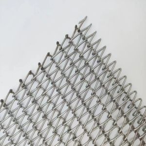 Customized Color Steel Spiral Wire Mesh Length 1m-50m For Decorative