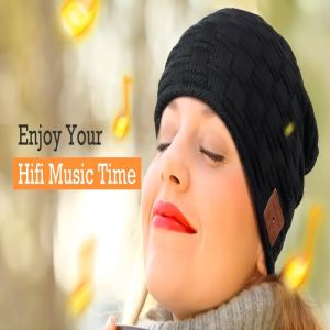 B5 Music Beanie Hat with bluetooth,Wireless bluetooth speaker Warmth equipment