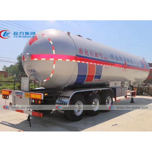 Quality Q345R Q370R Q420R LPG Tanker Semi Truck Gas Tank Semi Trailer 61.9cbm 25T wholesale
