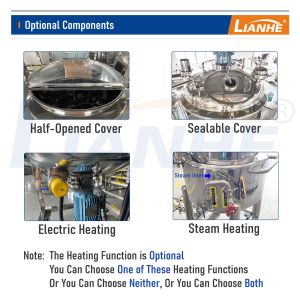 SUS316L Hand Sanitizer Making Machine Liquid Soap Shampoo Homogenizer Mixing