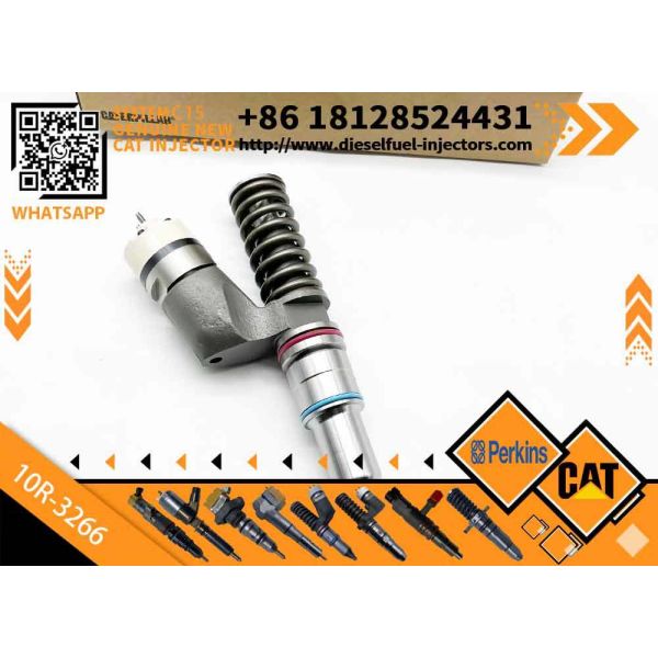 Construction Machinery Parts 253-0617 10R-3266 Common Rail Fuel Injector for Caterpillar C15 Excavator Engine