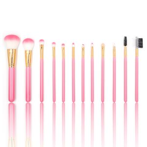 China MSDS Plastic Handle Facial Makeup Brushes For Eyes on sale