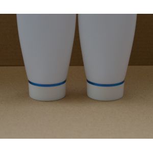 hand squeez 60 ml PE plastic bottles for cleansing milk headstand