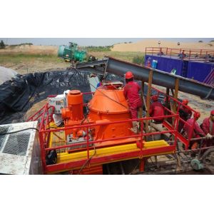 OBM Vertical Cutting Dryer 95% Fluid Recovery Explosion Proof For Drilling Waste
