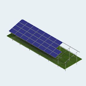 Screw Pile Solar Panel Ground Mounting Systems Wide Application