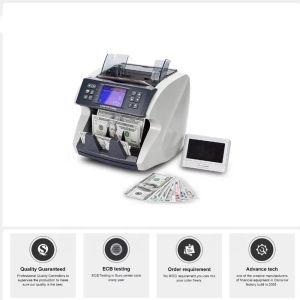 FMD-880 mixed denomination bill counter and sorte with TFT screen count and