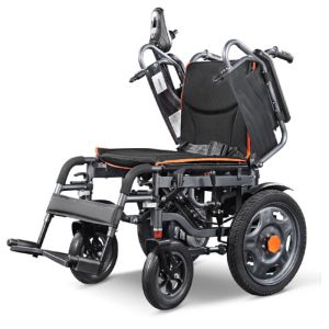 China Metal Motorized Foldable Power Electric Wheelchair LightWeight on sale