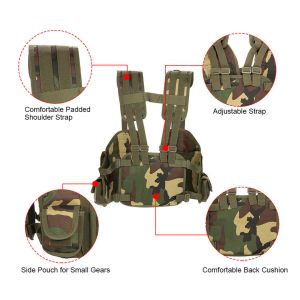 Custom Wholesale High Quality Jungle Tactical Training Breathable Nylon Fully