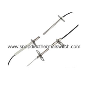 100k Ohms 3950k 1% Ntc Temperature Sensor Stainless Steel Probe For Oil Press