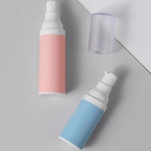 Cosmetic 30g Airless Spray Bottles Refillable Multicolour
